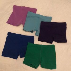 Bundle Primary Under Shorts 5 pairs size 2-3